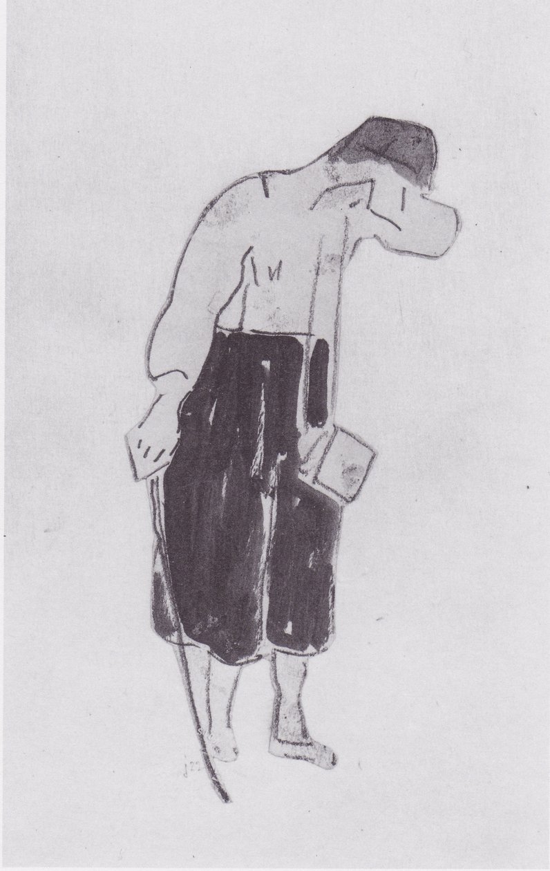 Farvel kvindelig figur 2 af Ferdinand Hodler
