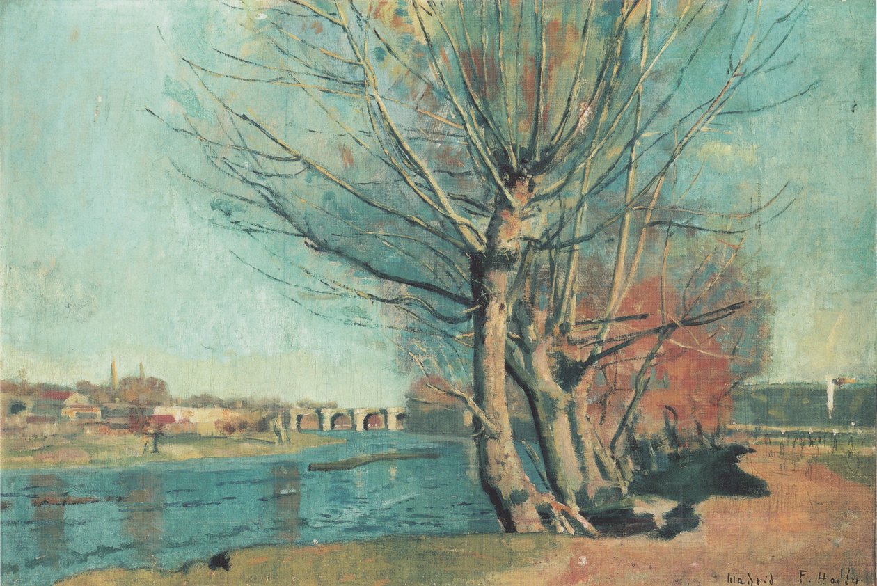 Am Ufer des Manzanares af Ferdinand Hodler
