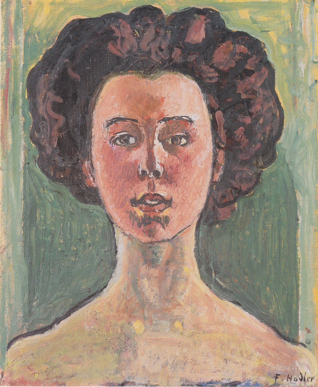 Portræt af Gertrud Müller af Ferdinand Hodler