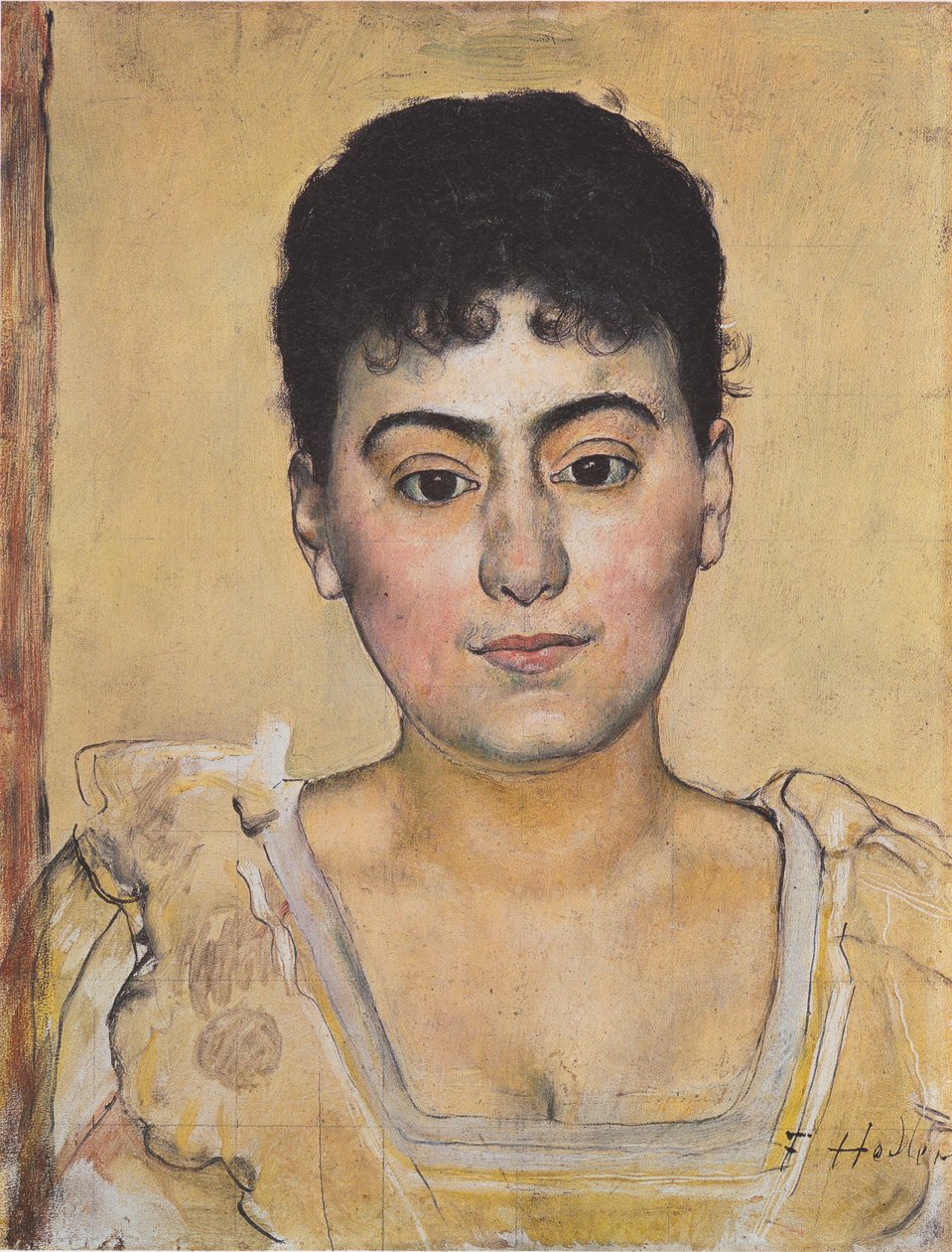 Portræt af Madame de R. af Ferdinand Hodler