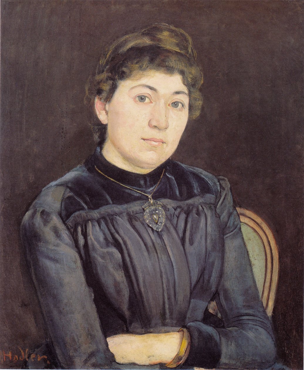 Portræt af en ung kvinde af Ferdinand Hodler