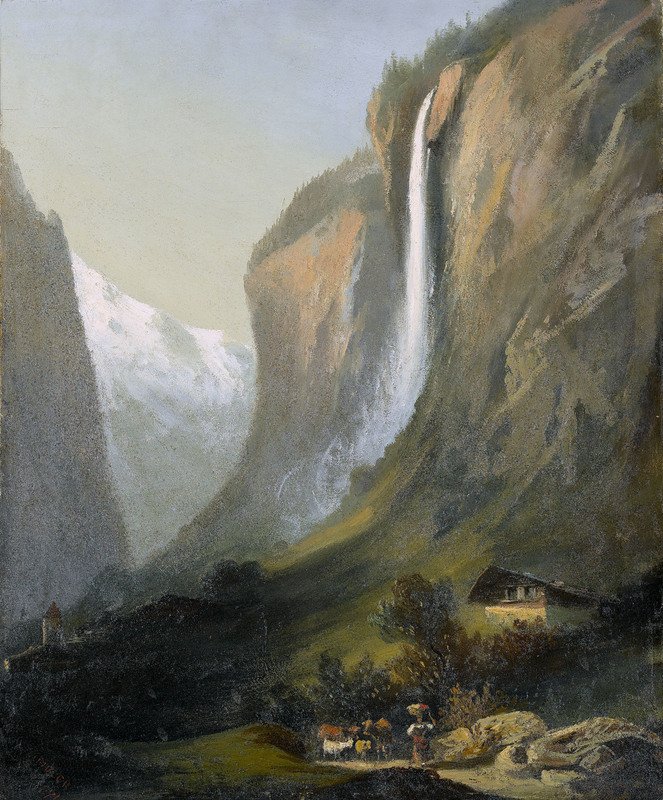 Staubbach Falls af Ferdinand Hodler