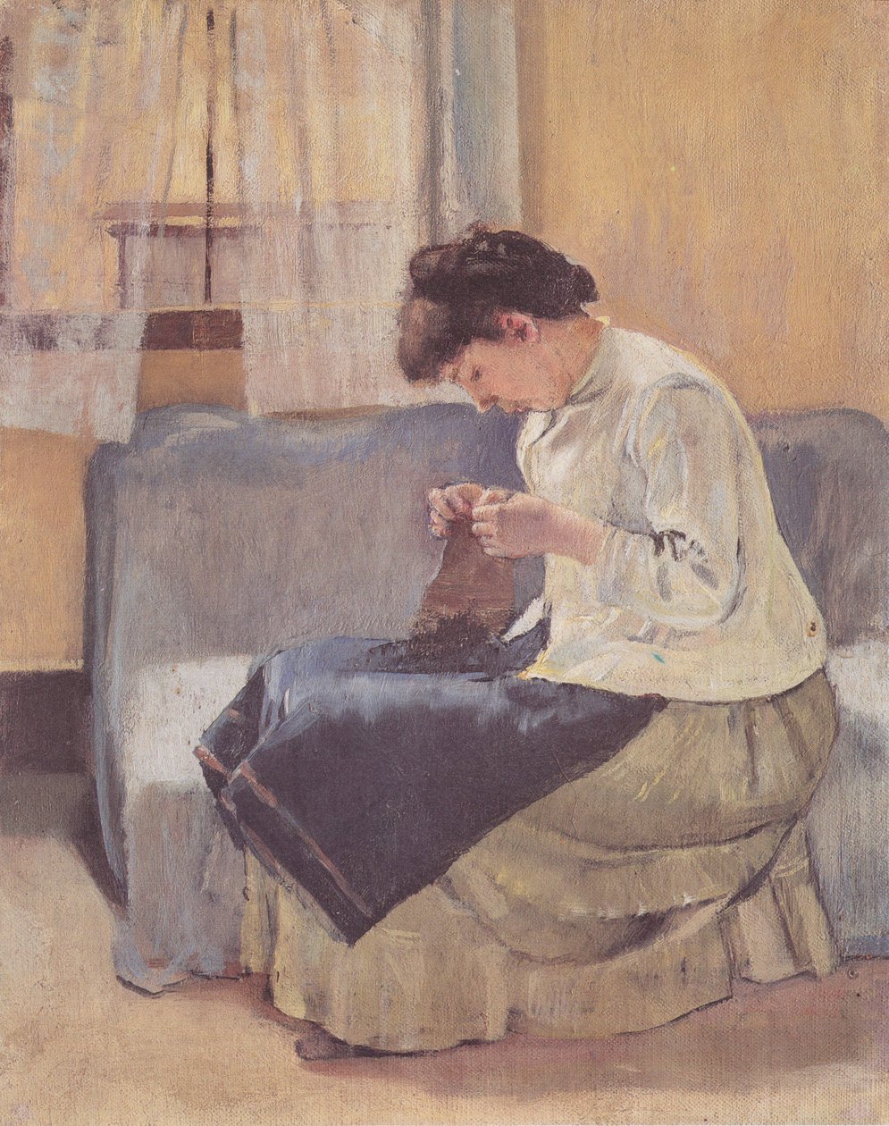 Näherin af Ferdinand Hodler