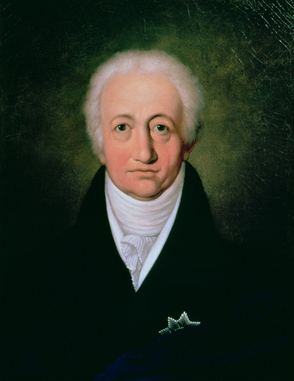 Portræt af Johann Wolfgang von Goethe (1749-1832), 1818 af Ferdinand Jagemann