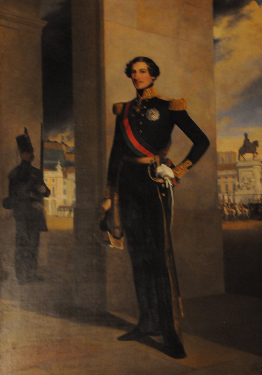 D. Fernando i interiøret i Ajuda National Palace, Lissabon, Portugal af Ferdinand Krumholz