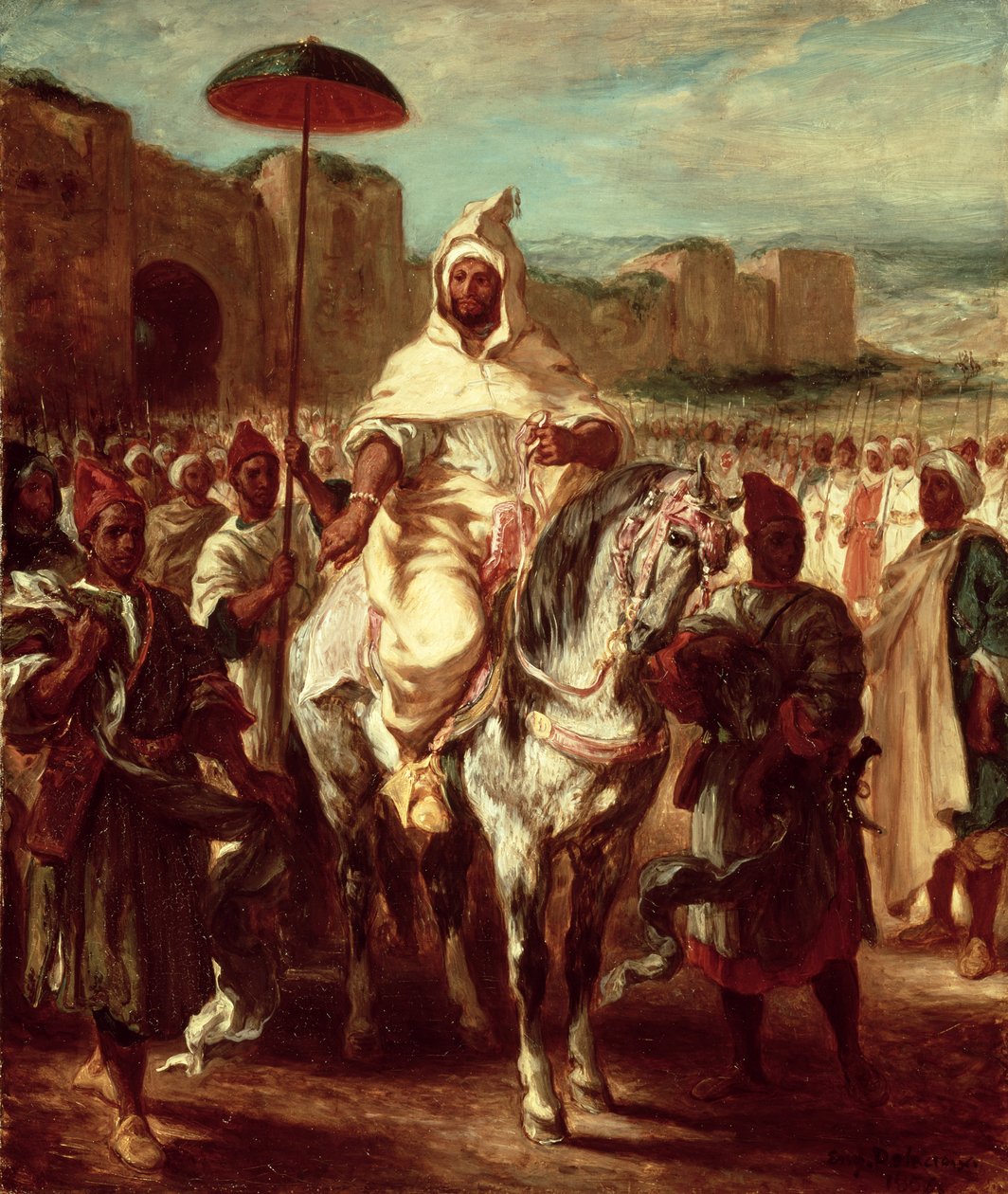 Abd Errahma, sultan af Marokko, 1845 af Ferdinand Victor Eugene Delacroix