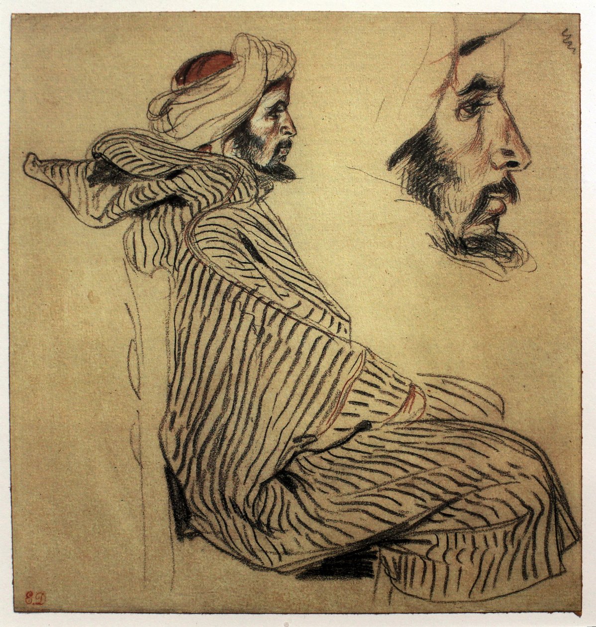 Marokko af Ferdinand Victor Eugene Delacroix