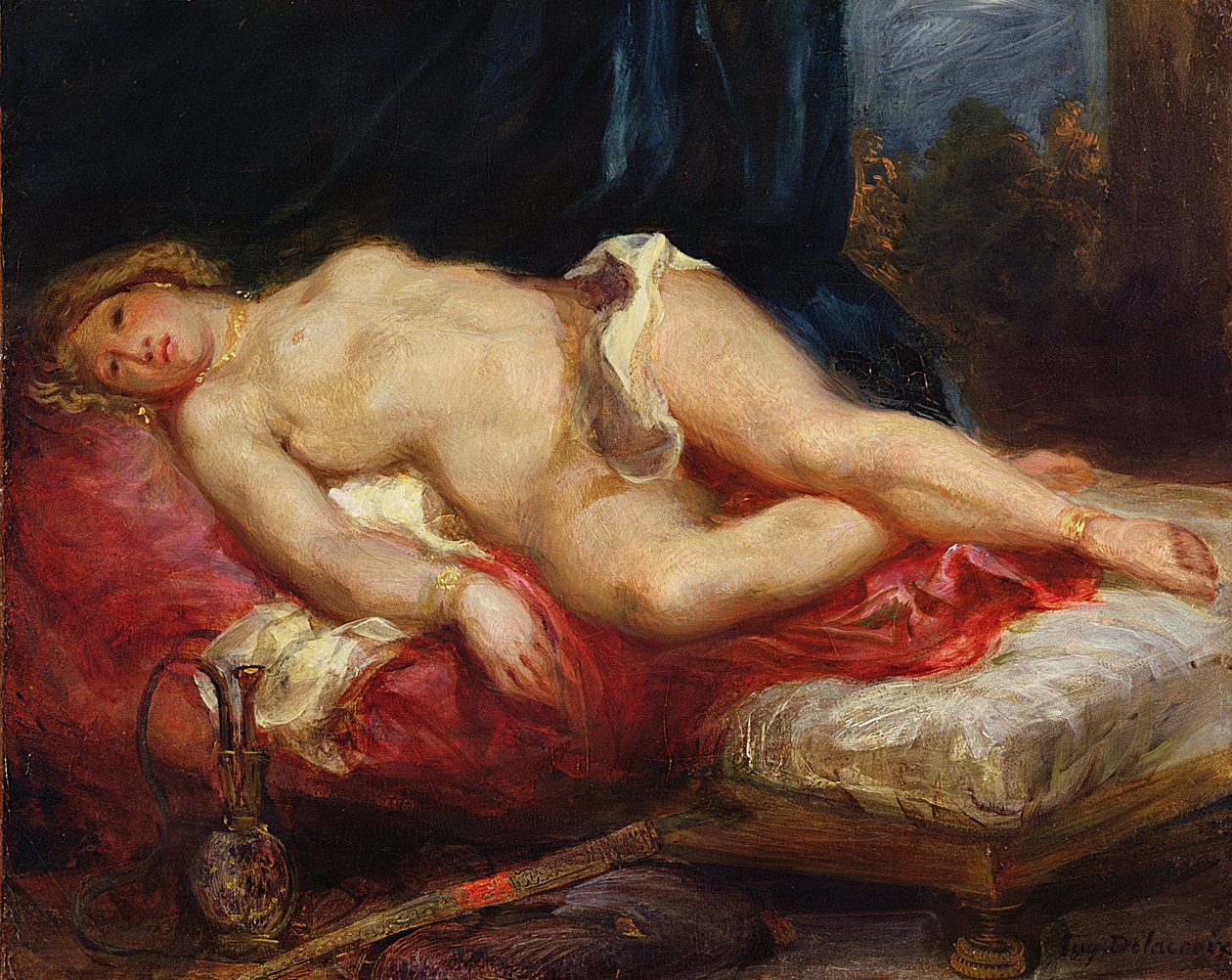 Odalisque, ca. 1825 af Ferdinand Victor Eugene Delacroix
