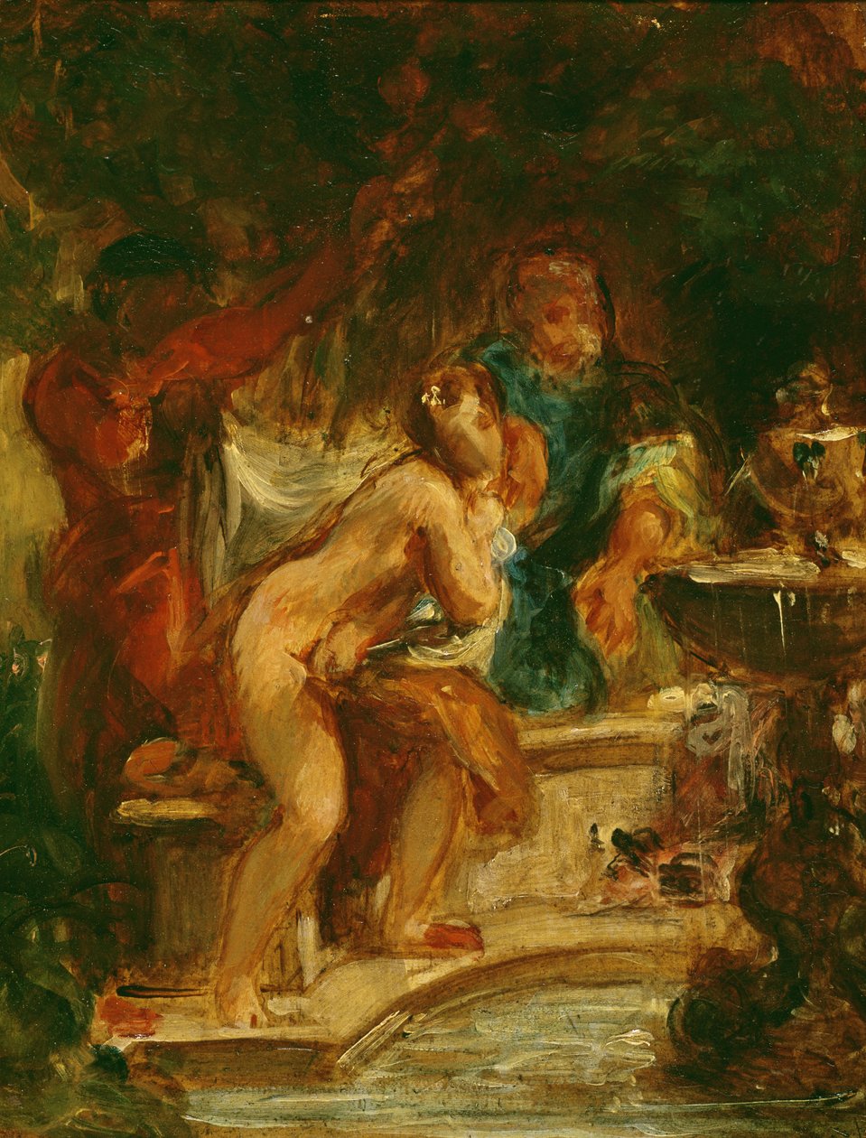 Suzanne ved Badene af Ferdinand Victor Eugene Delacroix