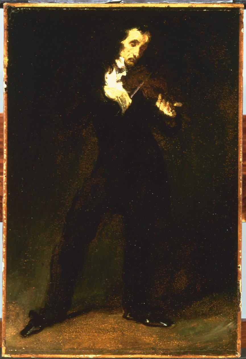 Paganini af Ferdinand Victor Eugene Delacroix