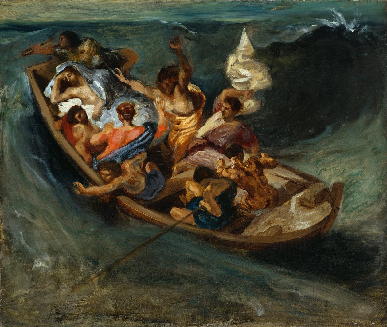 Kristus ved Galilæas Sø af Ferdinand Victor Eugene Delacroix