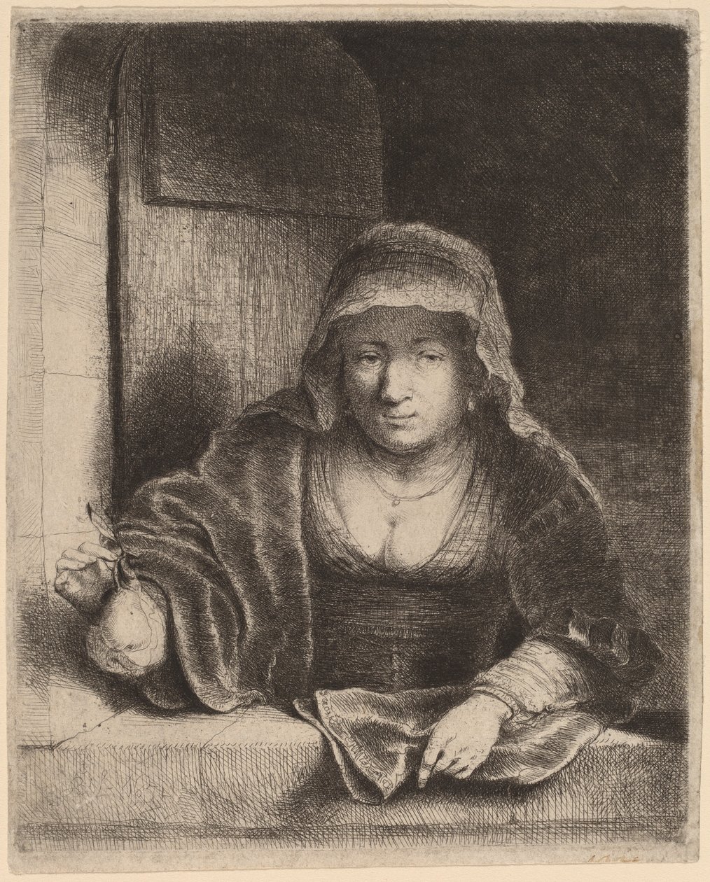 Kvinden med pæren af Ferdinand Bol