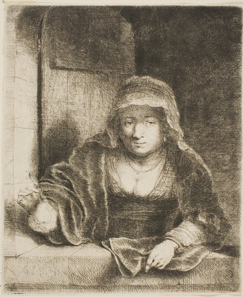 Kvinde med pæren af Ferdinand Bol