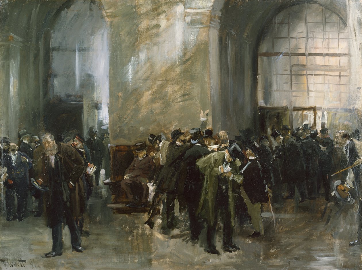 På børsen af Ferdinand Brutt