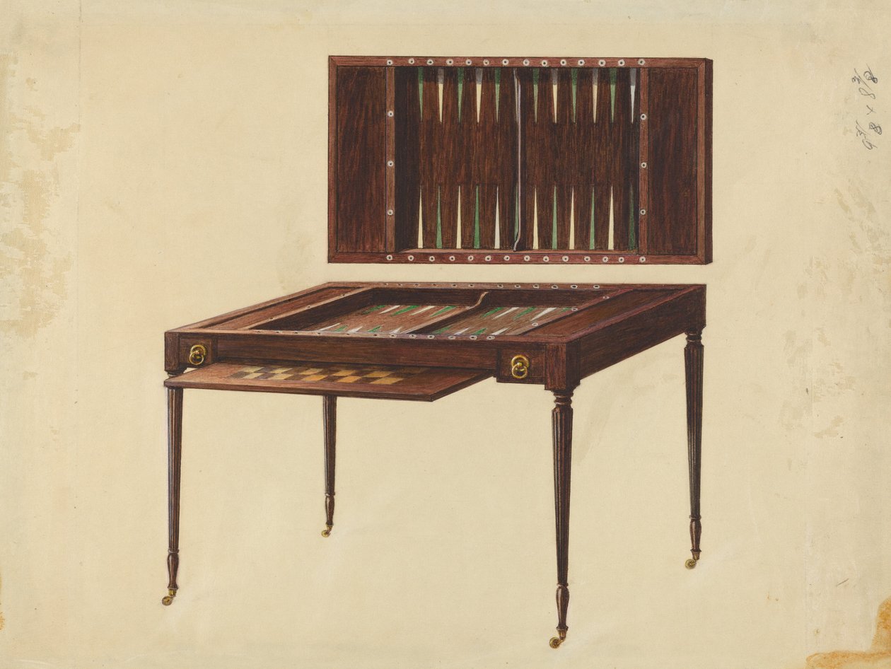 Spillebord af Ferdinand Cartier