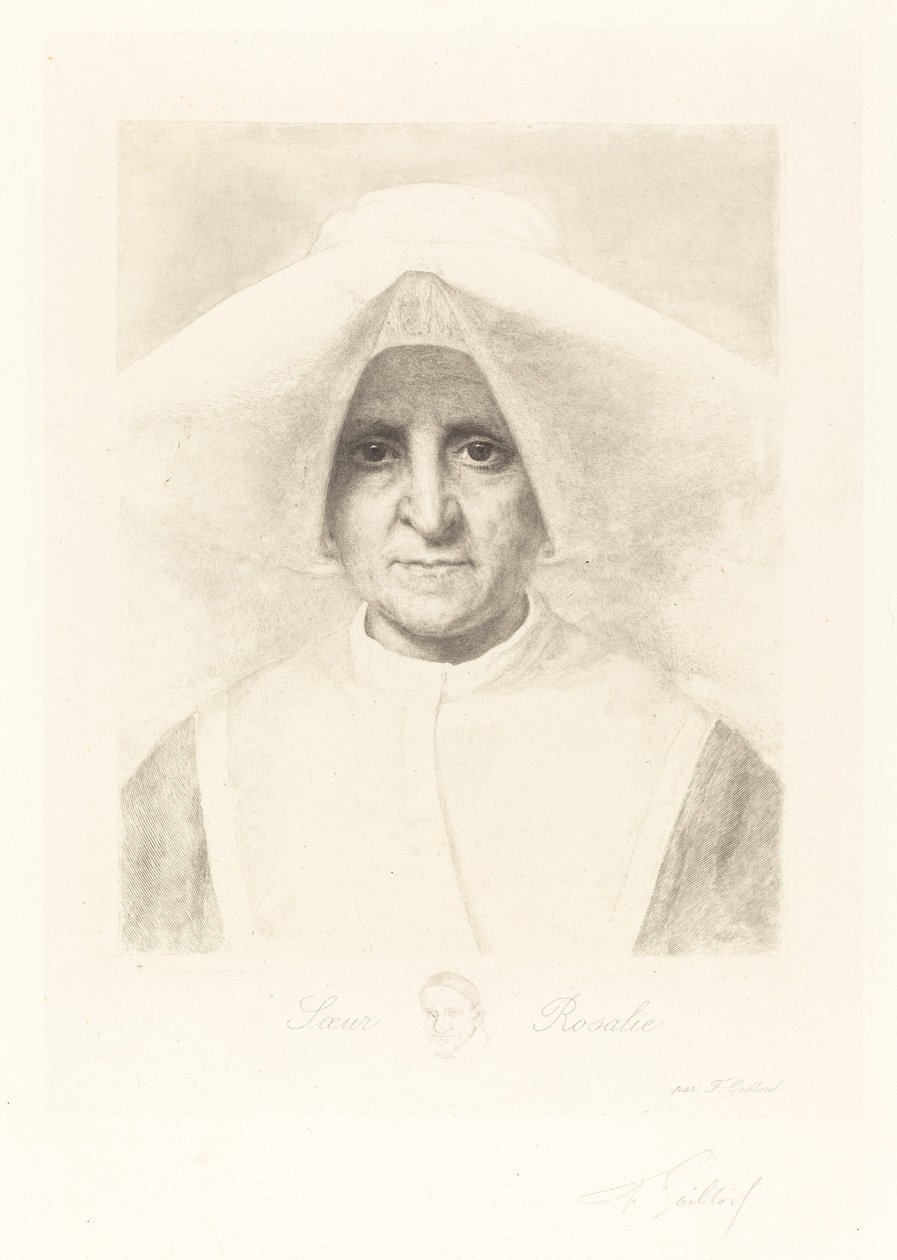 Søster Rosalie (søster Rosalie) af Ferdinand Gaillard