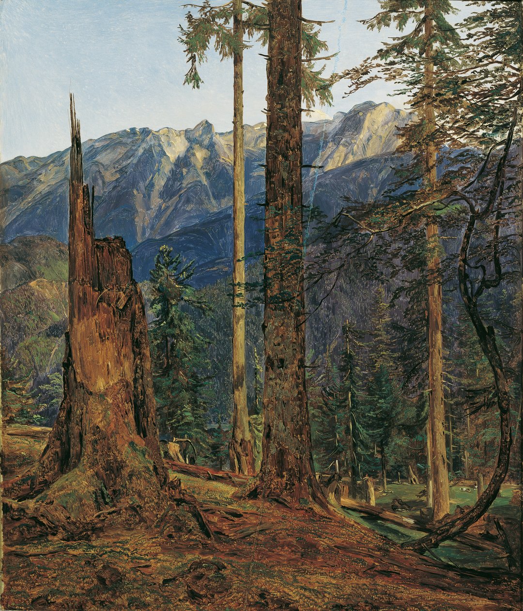 Höllengebirge nær Ischl af Ferdinand Georg Waldmuller