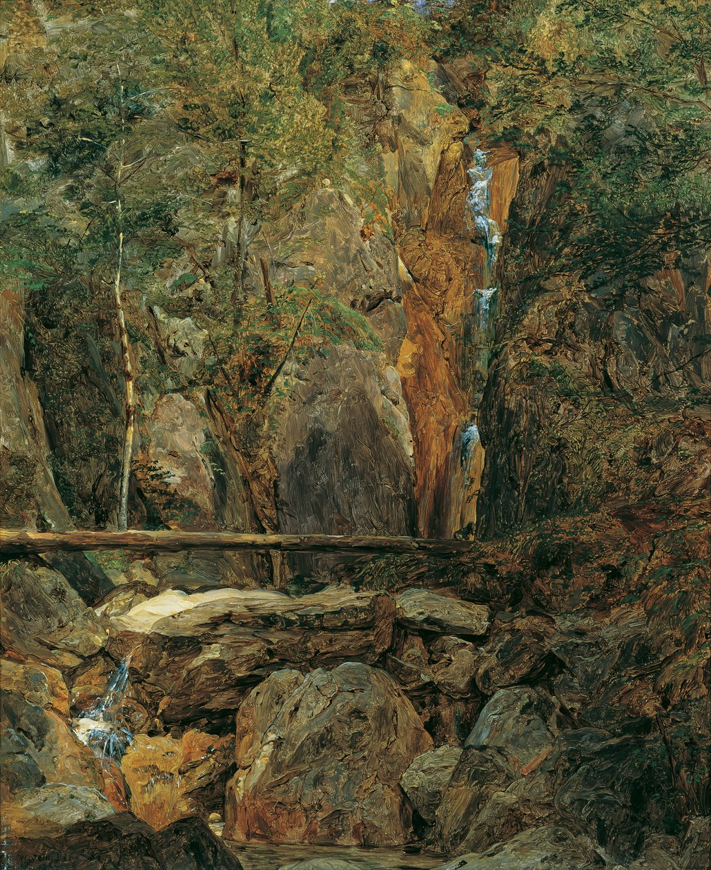 Rettenbach-ørkenen nær Ischl af Ferdinand Georg Waldmuller