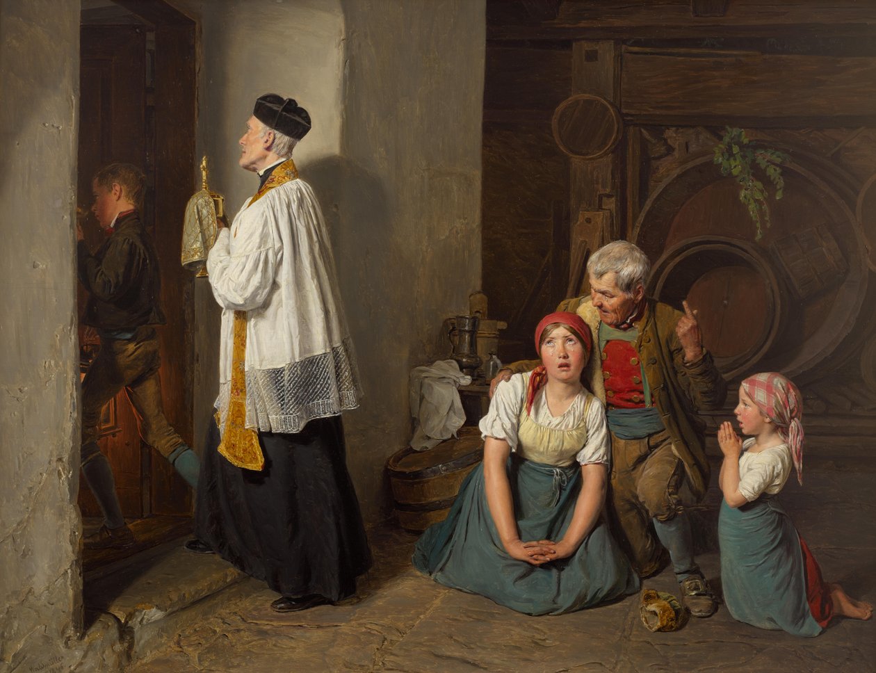 De sidste ritualer af Ferdinand Georg Waldmuller