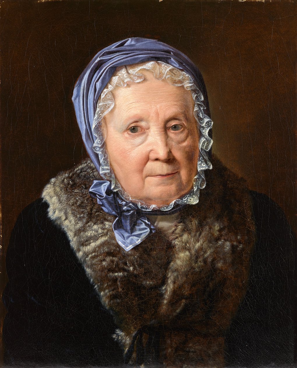 Rosina Wieser i en alder af 83 år af Ferdinand Georg Waldmuller