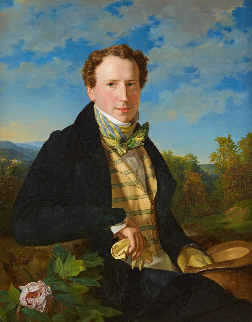 Selvportræt, 1828. af Ferdinand Georg Waldmuller