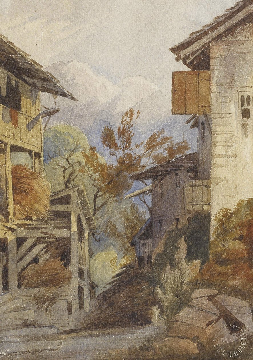 Stuehuse i Savoy af Ferdinand Hodler