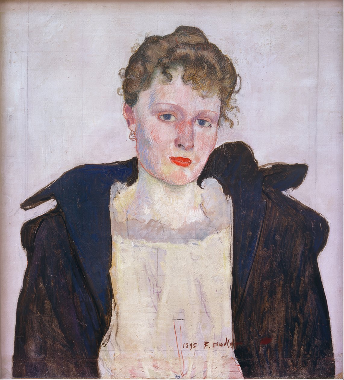 Portræt af en kvinde af Ferdinand Hodler