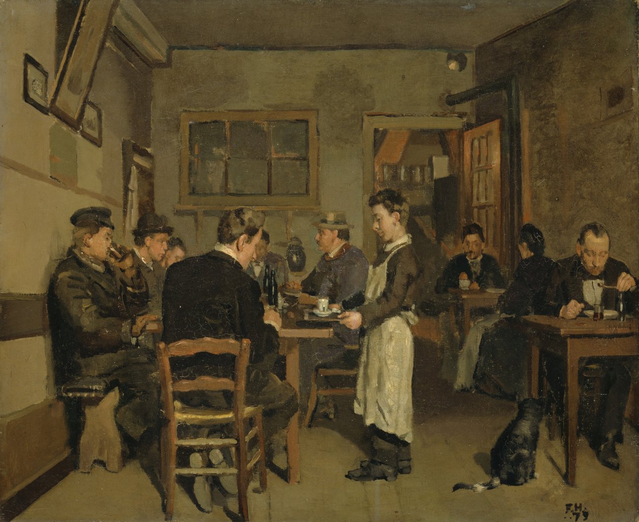 Gæstehus, 1879 af Ferdinand Hodler
