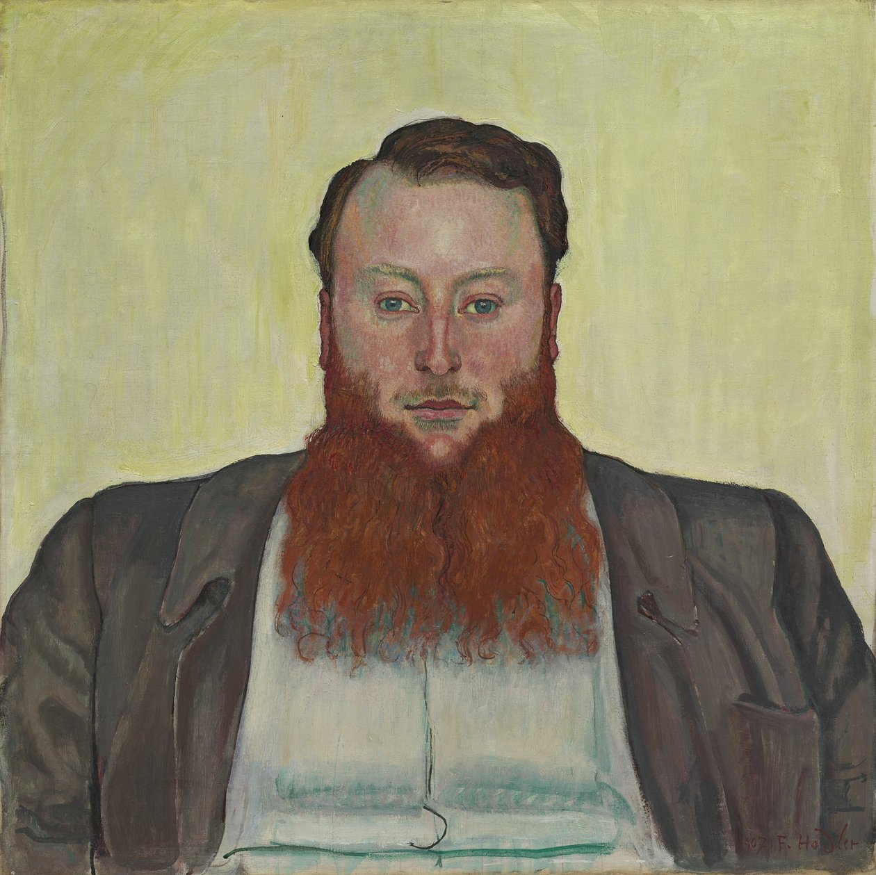James Vibert, billedhugger, 1907. af Ferdinand Hodler