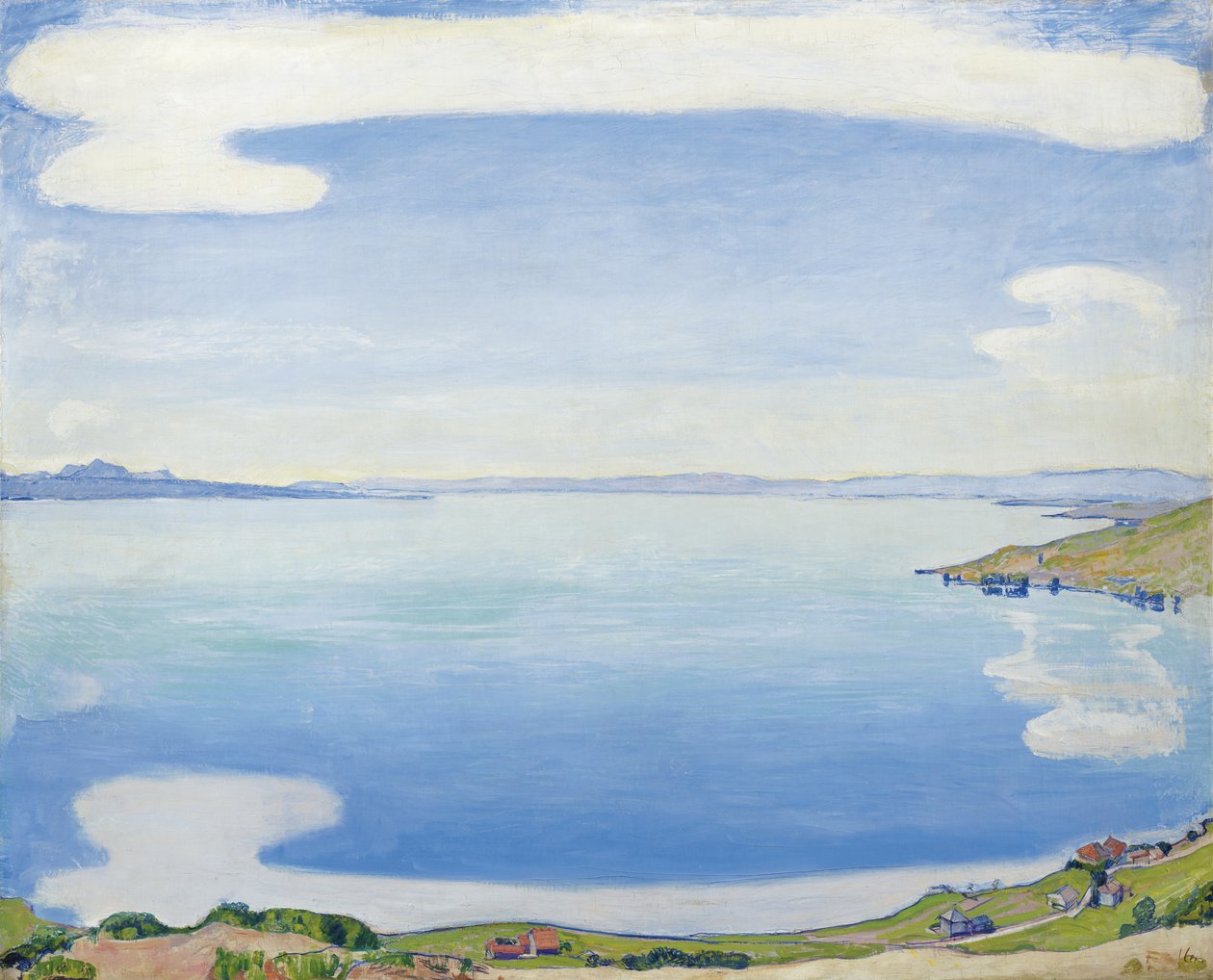 Genevesøen set fra Chexbres, 1904 af Ferdinand Hodler