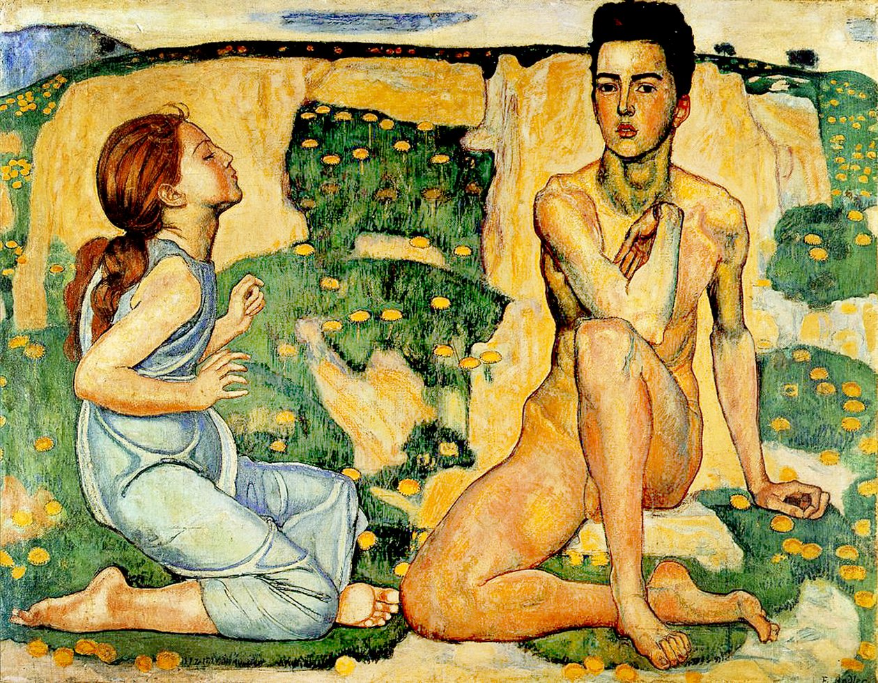 Forår af Ferdinand Hodler