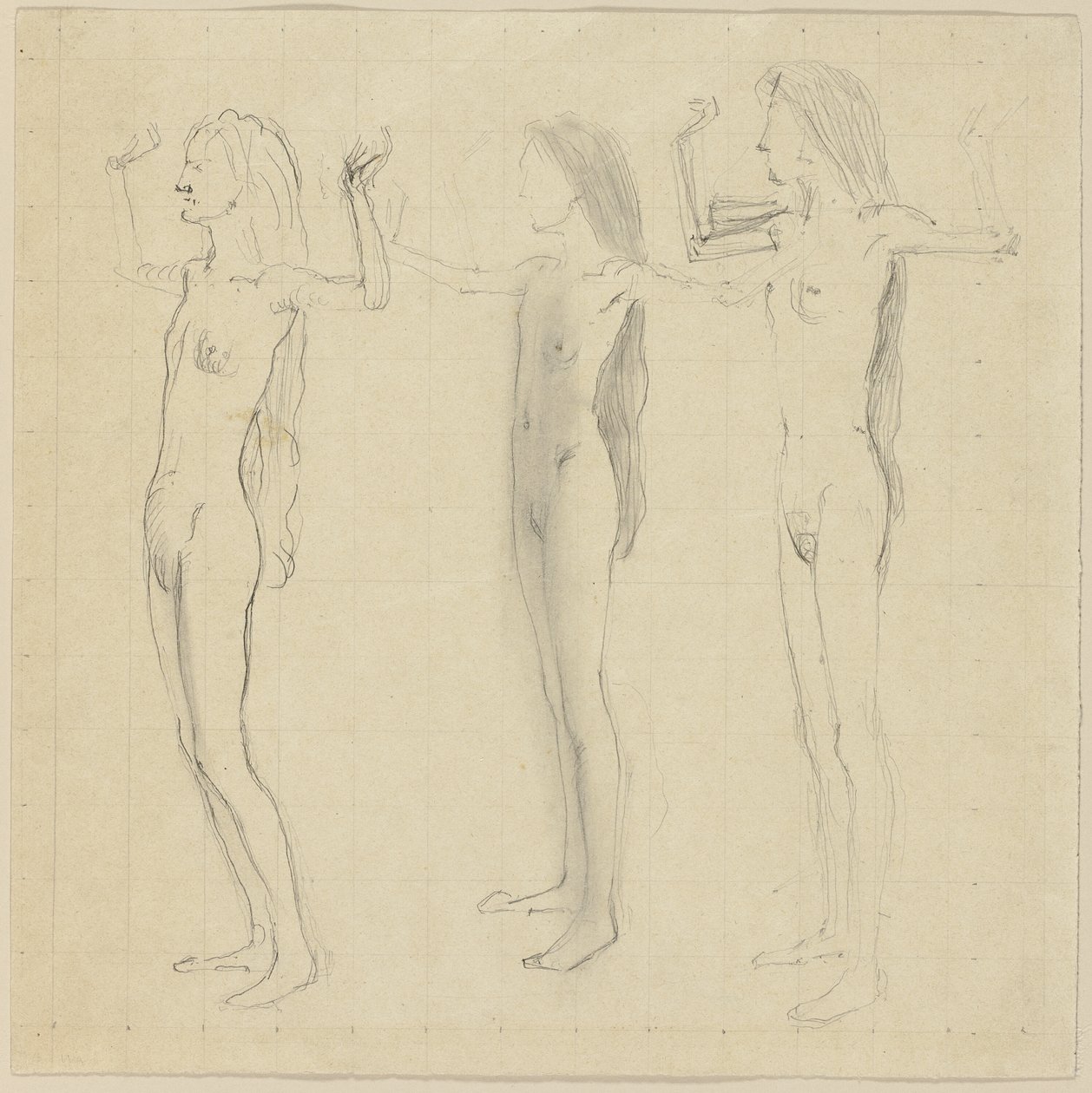 Study for Day (Sandhed) af Ferdinand Hodler