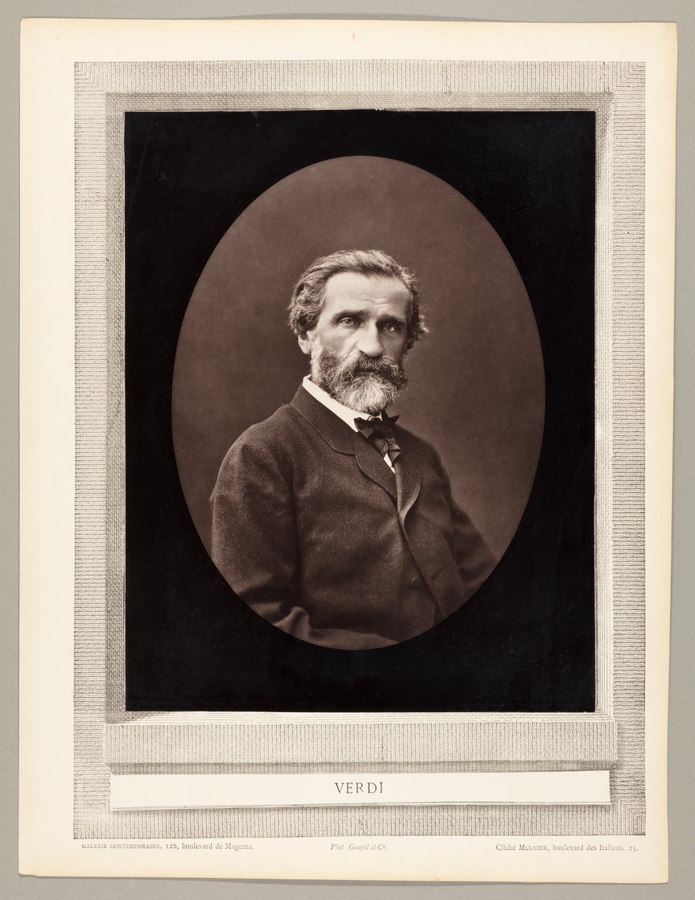 Giuseppe Verdi (italiensk komponist, 1813-1901) af Ferdinand J. Mulnier