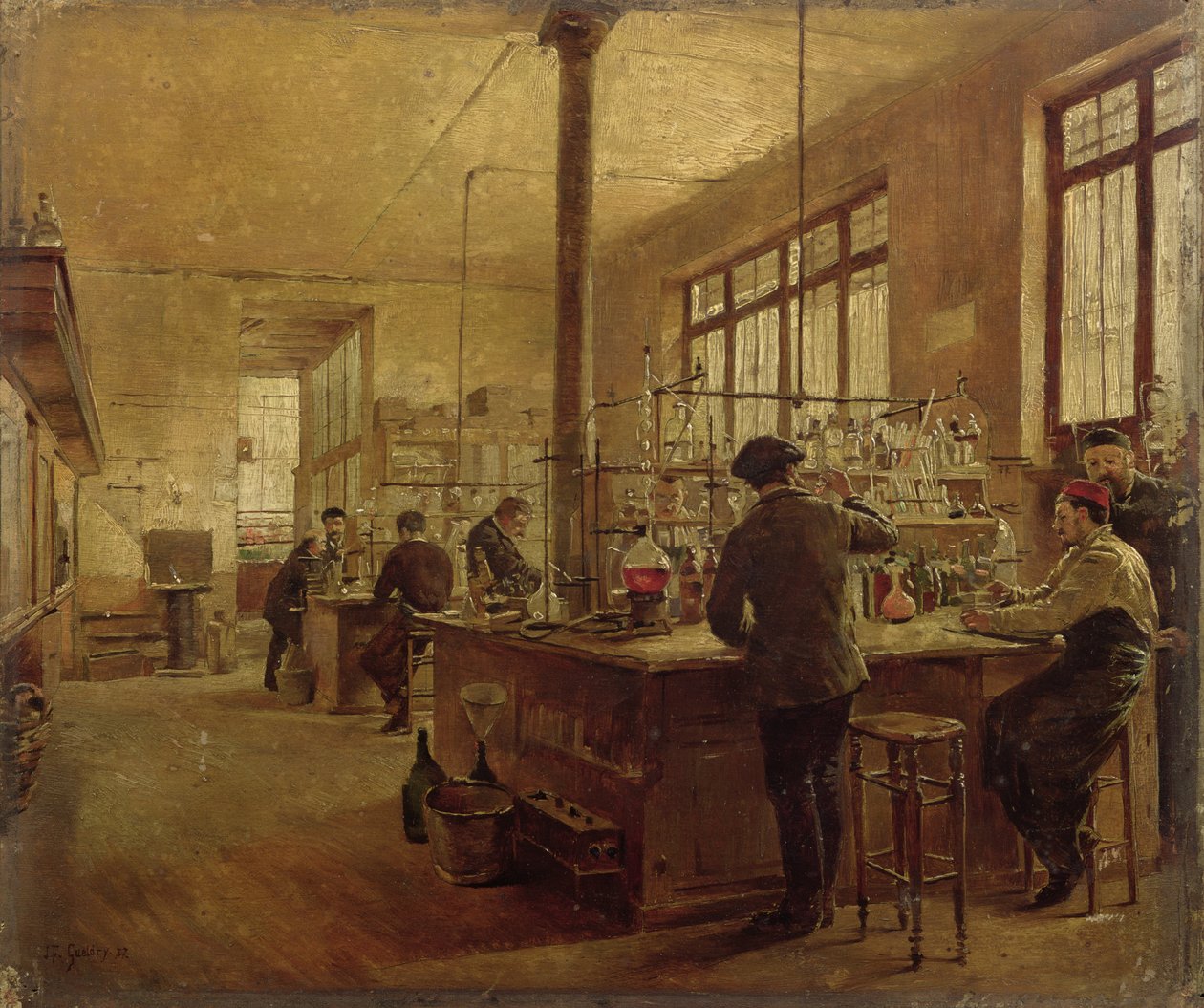 Laboratoriet, 1887 af Ferdinand Joseph Gueldry