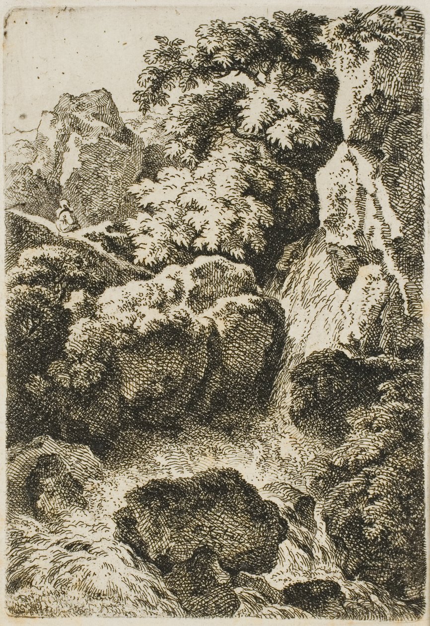 Vandfald (The Cascade) af Ferdinand Kobell