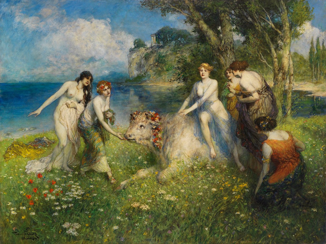 Europa og Tyren, 1910