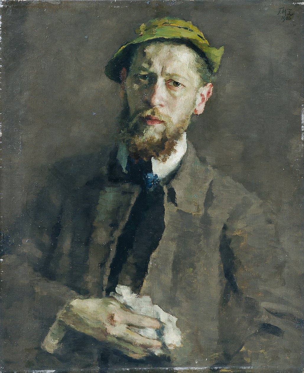 selvportræt af Ferdinand Matthias Zerlacher