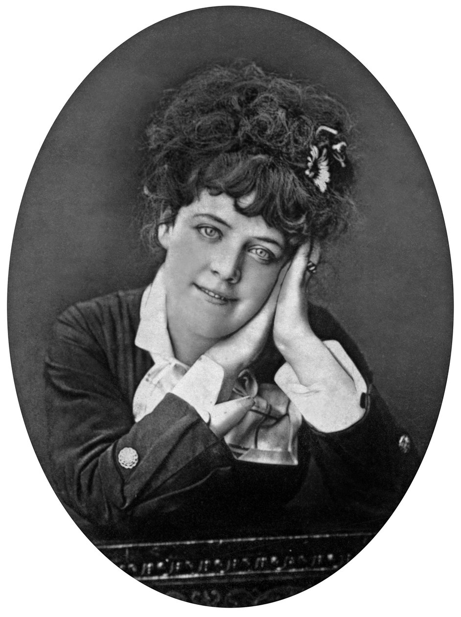Jeanne Samary, fransk skuespillerinde og model af Ferdinand Mulnier