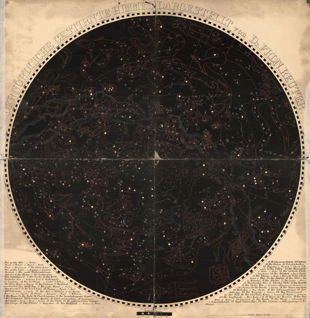 Den nordlige stjernehimmel af Ferdinand Reuter
