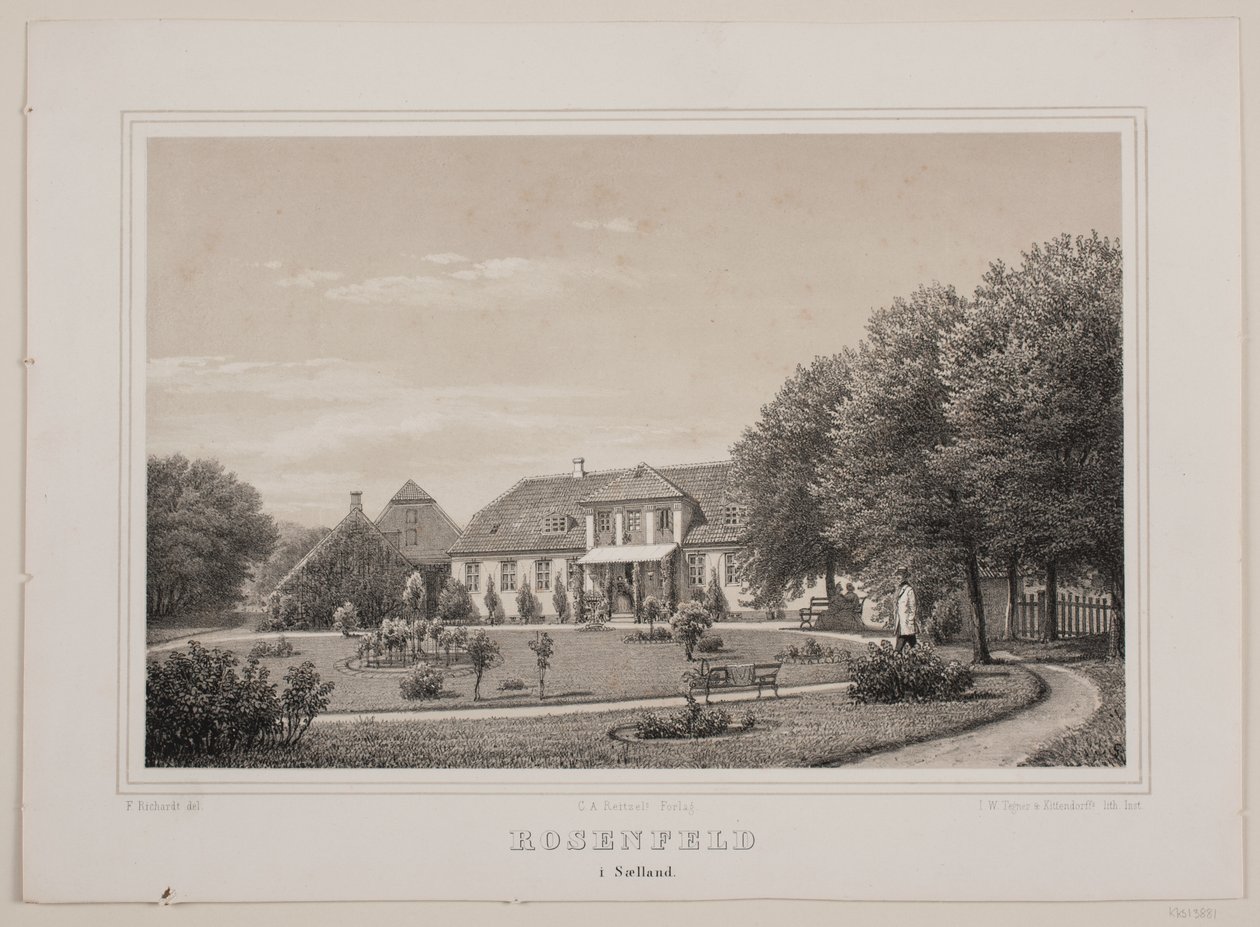Rosenfeld i Sælland af Ferdinand Richardt