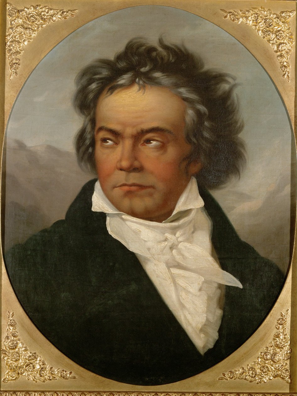 Ludwig van Beethoven ... (olie på lærred) af Ferdinand Schimon
