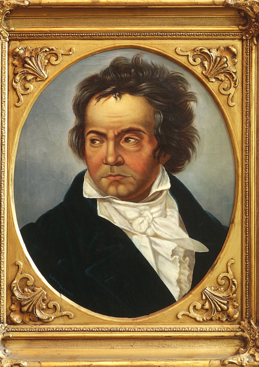 Portræt af Ludwig van Beethoven (Bonn af Ferdinand Schimon