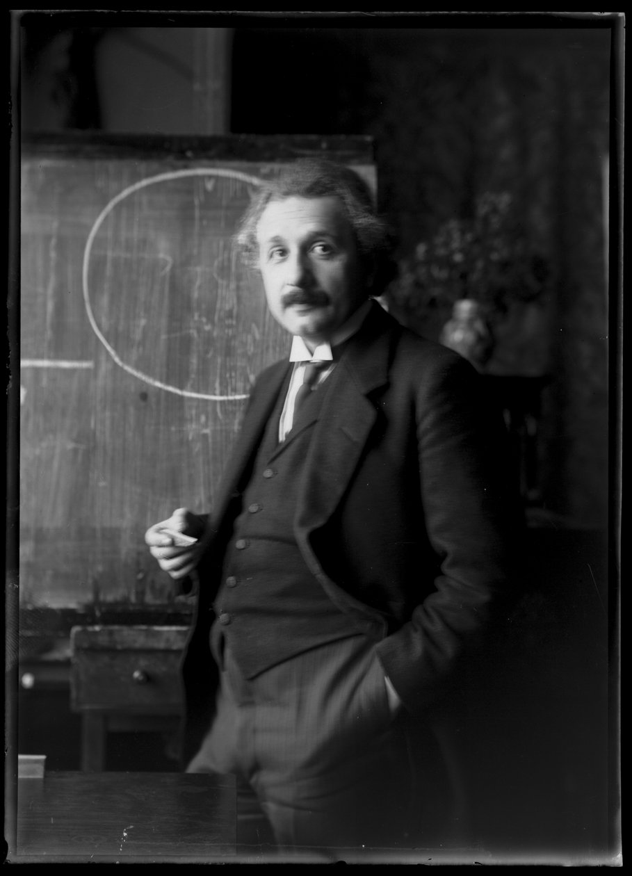 Billede af Albert Einstein (1879-1955) af Ferdinand Schmutzer