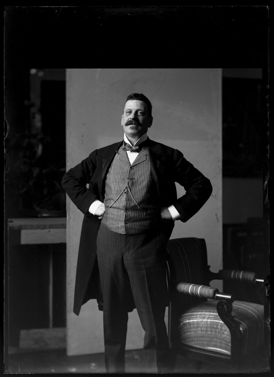Billede af Charles Wittgenstein (1847-1913) af Ferdinand Schmutzer