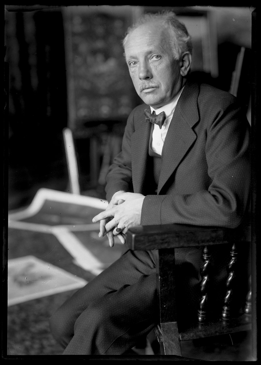 Billede af Richard Strauss (1864-1949) af Ferdinand Schmutzer