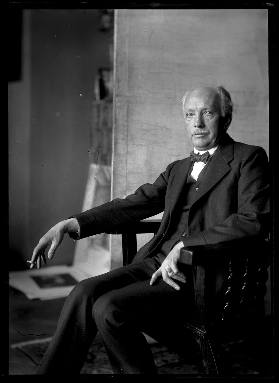 Billede af Richard Strauss (1864-1949) af Ferdinand Schmutzer