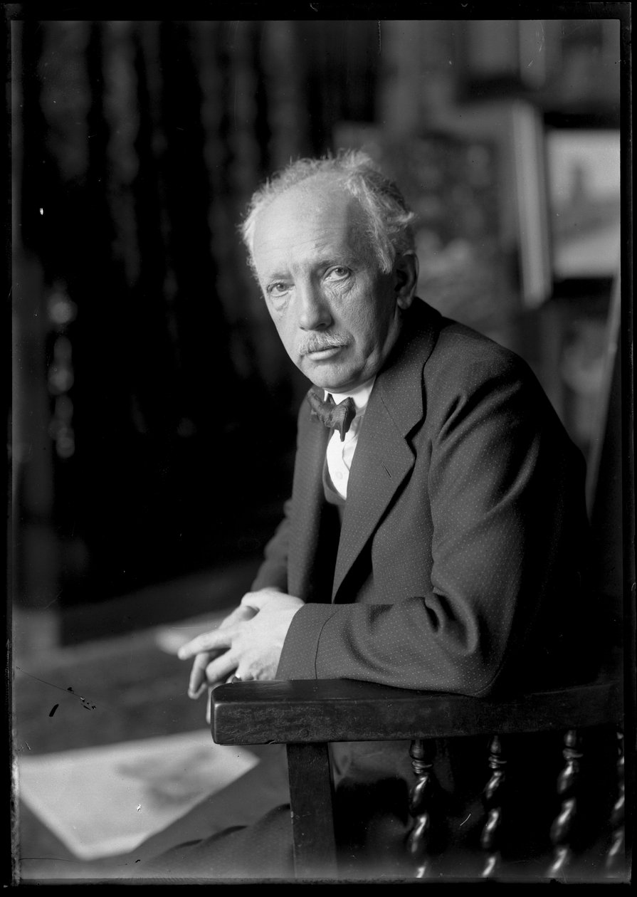 Billede af Richard Strauss (1864-1949) af Ferdinand Schmutzer