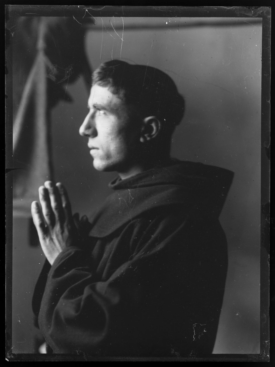 Bøn franciskaner i Assisi af Ferdinand Schmutzer