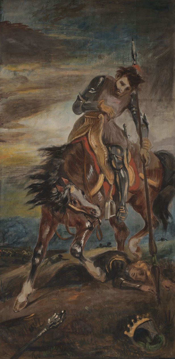 Kong Rodrigo af Ferdinand Victor Eugene Delacroix