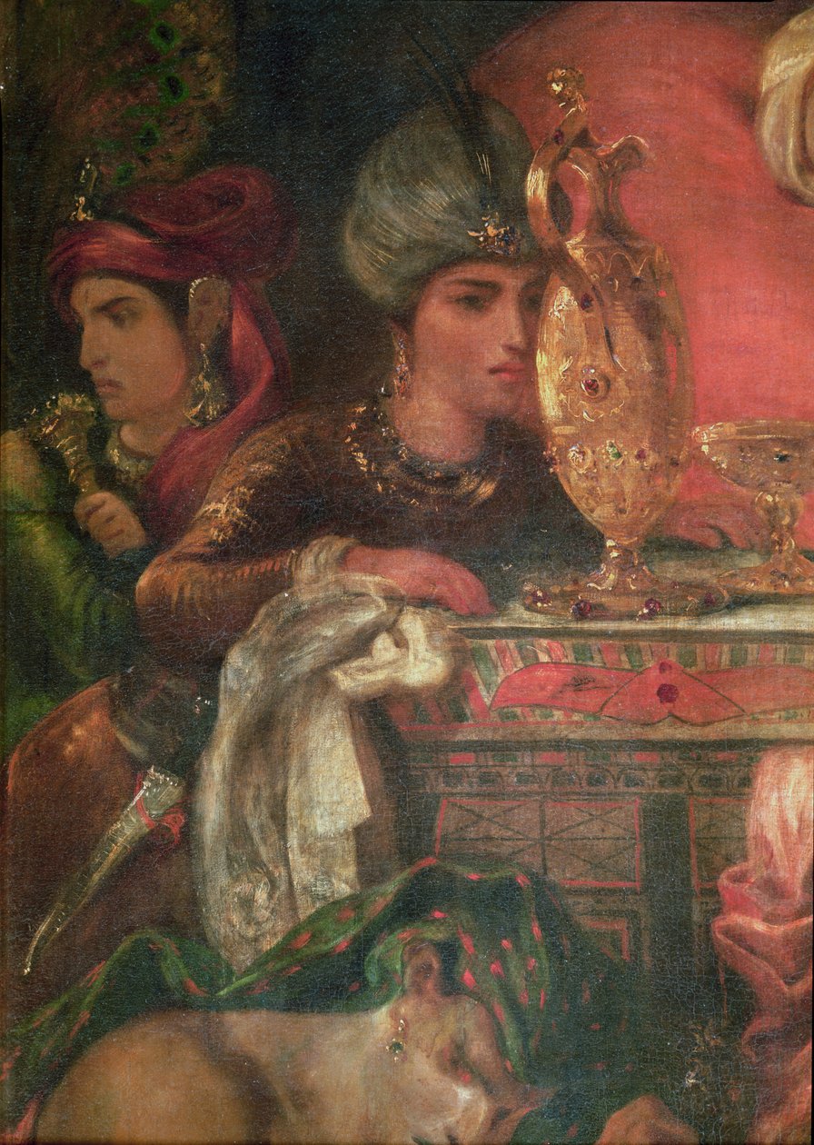 Sardanapals død ... af Ferdinand Victor Eugene Delacroix